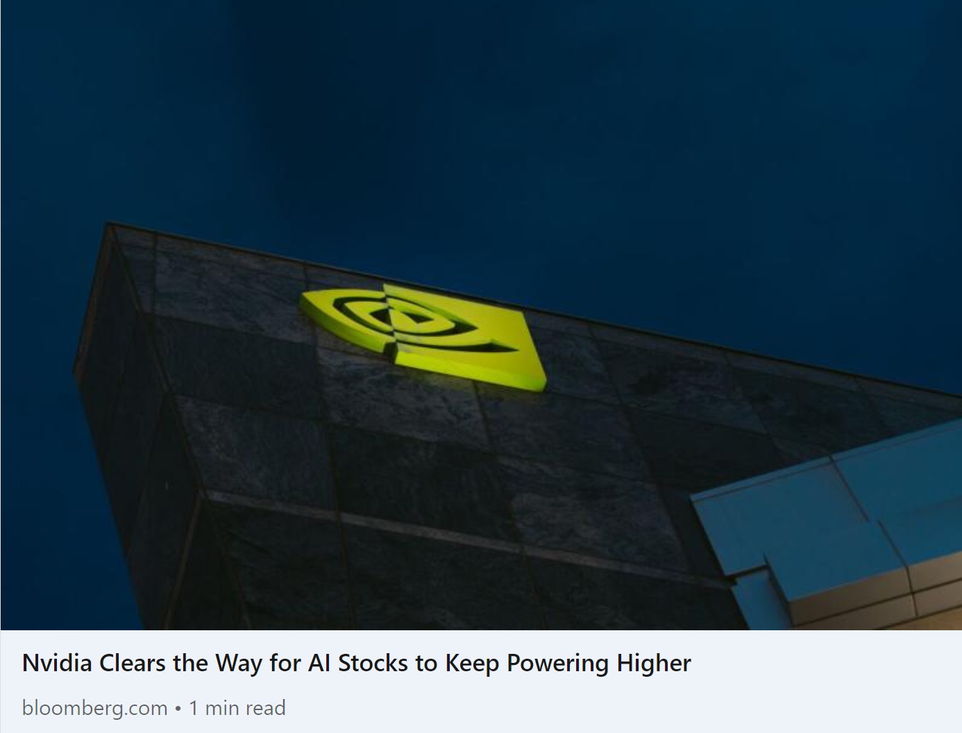 Nvidia Clears the Way for AI Stocks to Keep Powering Higher