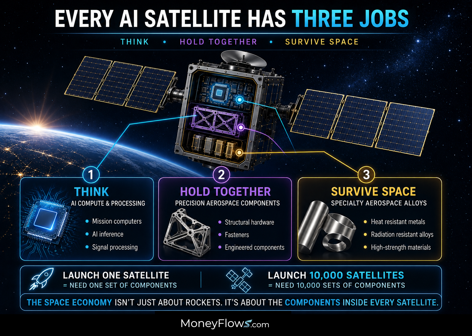 AI SATELLITES | MoneyFlows.com