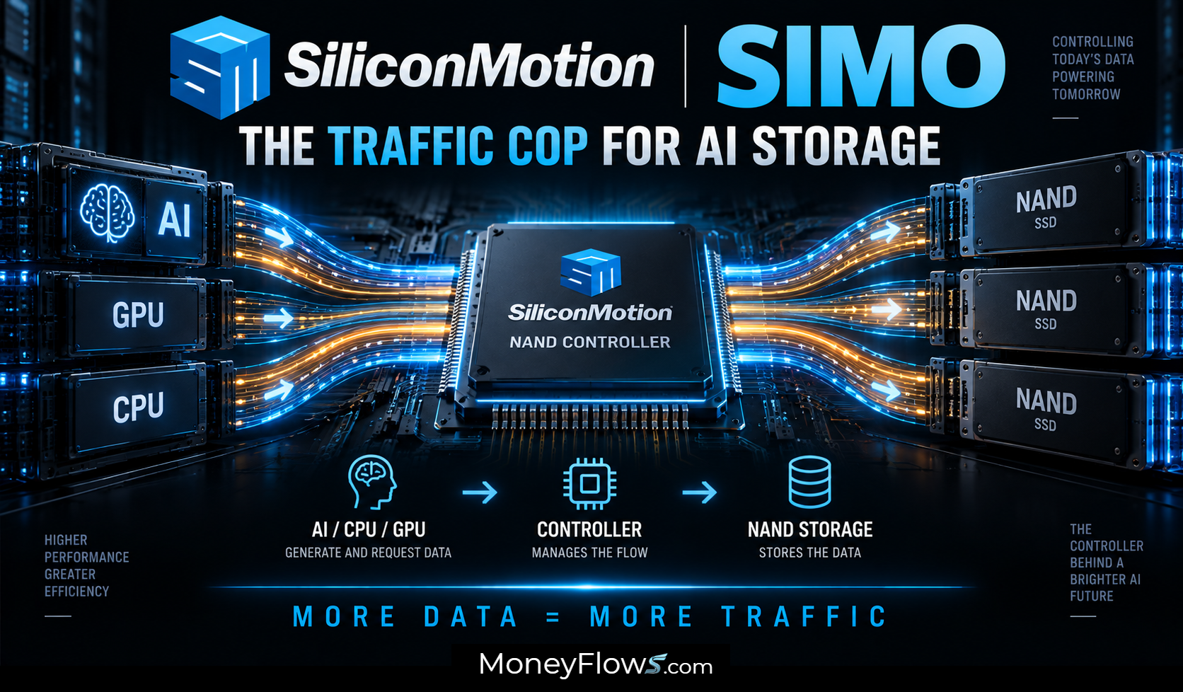 Silicon Motion (SIMO) traffic controller | MoneyFlows.com